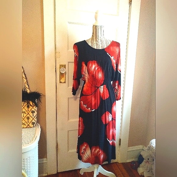 VTG Mossimo for Target tropical floral dress - m - Picture 5 of 5